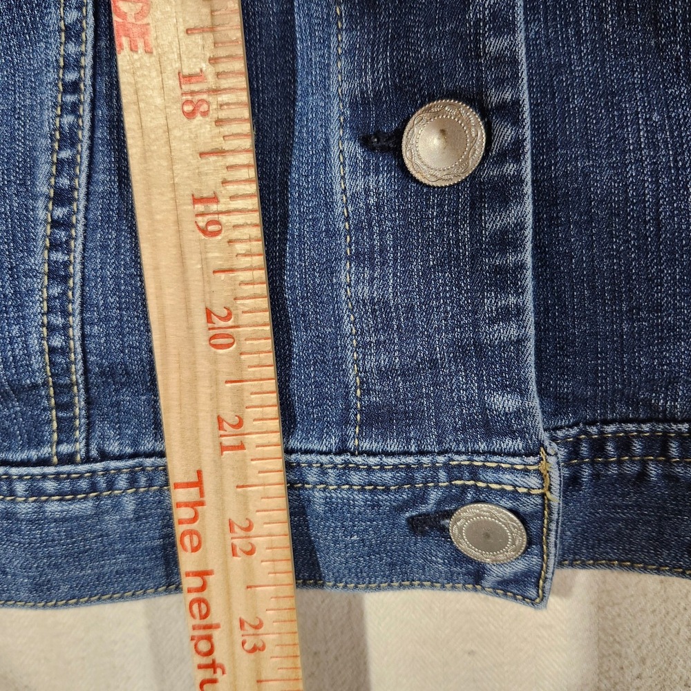 Christopher & Banks Est. 1946 Denim Jacket Blue Medium Wash Plus‎ Size 18/20W - Picture 7 of 12